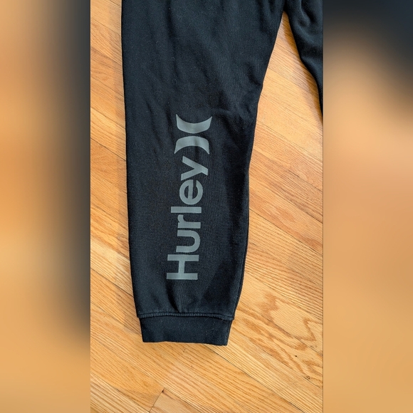 Hurley Black Joggers with Relaxed Fit and Soft Fabric - Picture 7 of 8